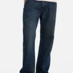 Flared Fit Washed Jeans